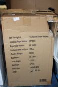 BOXED 42L SQUARE SENSOR BIN GREY Condition ReportAppraisal Available on Request- All Items are