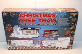 BOXED CHRISTMAS TREE TRAIN RRP £44.99Condition ReportAppraisal Available on Request- All Items are