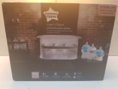 TOMMEE TIPPEE SUPER STEAM ADVANCED ELECTRIC STEAMER RRP £79.99Condition ReportAppraisal Available on