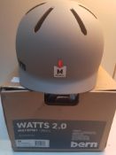 BERN HELMET WATTS 2.0 SIZE MEDIUM RRP £62Condition ReportAppraisal Available on Request- All Items