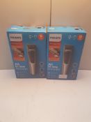 X 2 PHILIPS MULTIGROOM SERIES 3000 SHAVERS COMBINED RRP £40Condition ReportAppraisal Available on