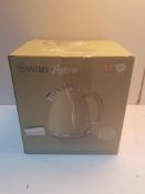 SWAN RETRO 1.5LITRE CAPACITY KETTLE RRP £40Condition ReportAppraisal Available on Request- All Items