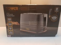 TOWER 2 SLICE TOASTER RRP £25Condition ReportAppraisal Available on Request- All Items are