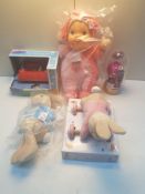 ASSORTED CHILDRENS ITEMS TO INCLUDE DOLL, RABBIT, PEPPA PIG, MAKE UP DOLL Condition