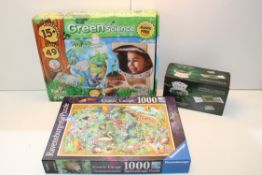 3X B OXED ASSORTED ITEMS TO INCLUDE RAVENSBURGER PUZZLE & OTHER Condition ReportAppraisal