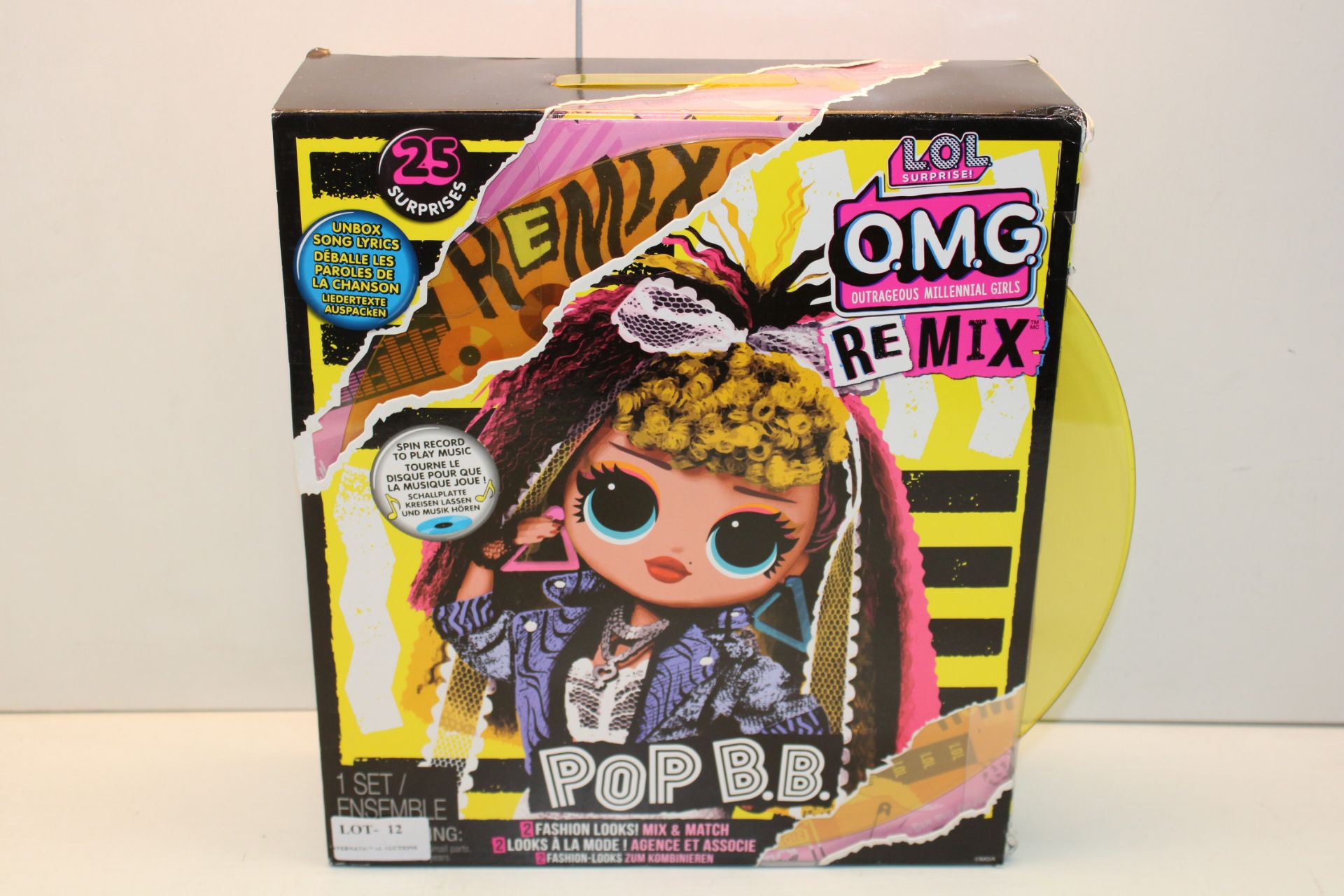 BOXED L.O.L. SURPRISE O.M.G. RE MIX POP B.B RRP £38.62Condition ReportAppraisal Available on