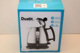 BOXED DUALIT 1.0L KETTLE RRP £69.00Condition ReportAppraisal Available on Request- All Items are