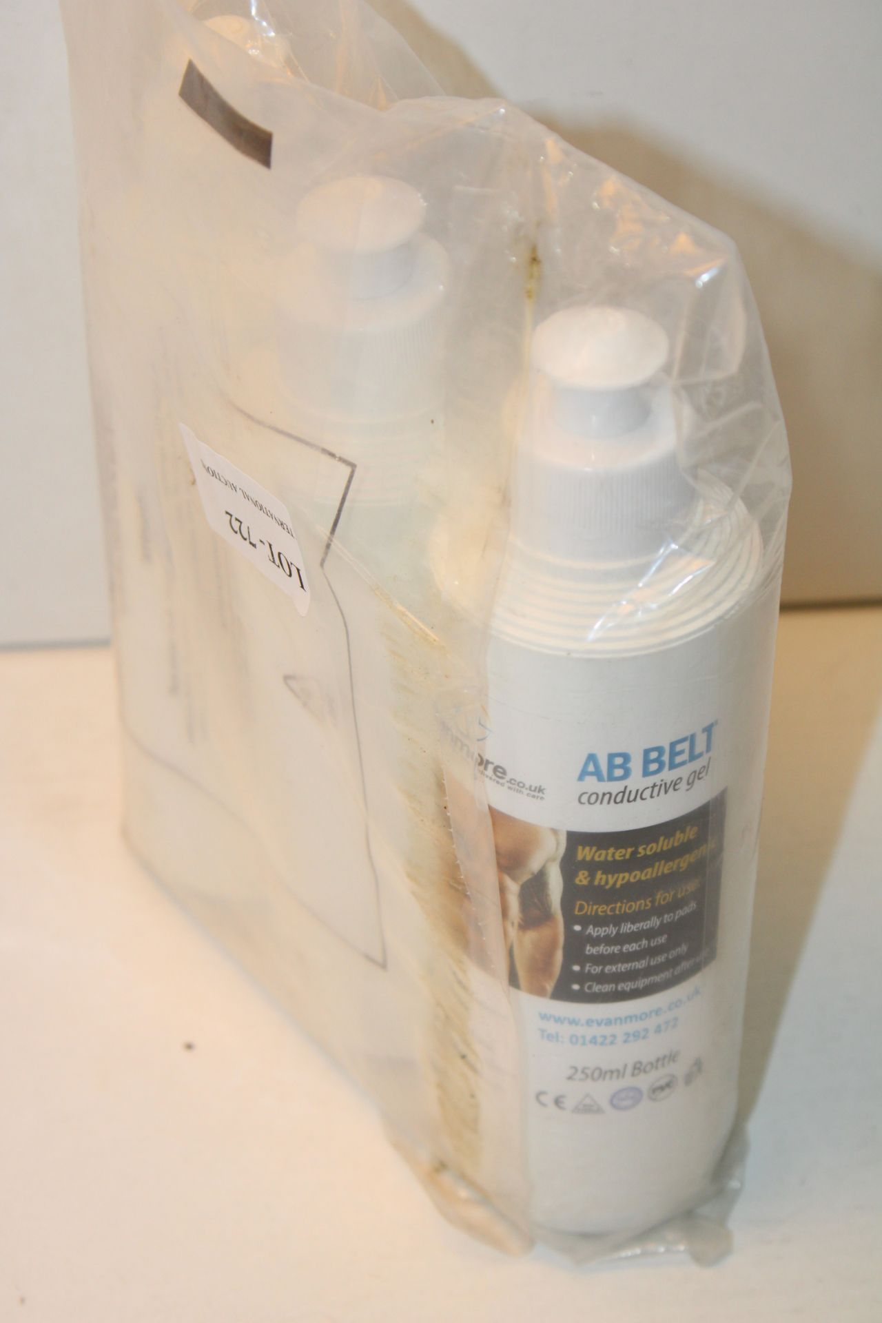 3X AB BELT CONDUCTIVE GEL 250ML BOTTLESCondition ReportAppraisal Available on Request- All Items are