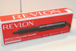 BOXED REVLON GENTLE CURLS AND VOLUME TANGLE FREE HOT AIR STYLER 19MM & 25MM BRUSH Condition