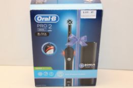 BOXED ORAL B PRO 2 POWERED BY BRAUN 2500 BLACK EDITION TOOTHBRUSH RRP £39.99Condition