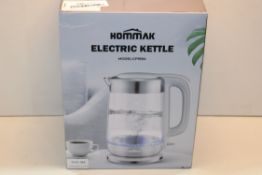 BOXED HOMMAK ELECTRIC KETTLE MODEL: CP189A RRP £49.99Condition ReportAppraisal Available on Request-