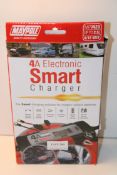 BOXED MAYPOLE 4A ELECTRONIC SMART CHARGER MODEL: MP7423 RRP £60.00Condition ReportAppraisal