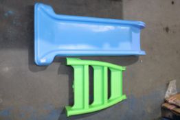 UNBOXED LITTLE TIKES 2 PIECE CHILDRENS SLIDE Condition ReportAppraisal Available on Request- All