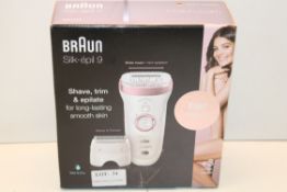 BOXED BRAUN SILK EPIL 9 WET & DRY EPILATOR MODEL: SES 9-720 RRP £159.00Condition ReportAppraisal