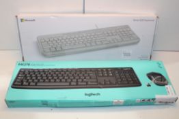 2X BOXED ASSORTED KEYBOARDS BY LOGITECH & MICROSOFTCondition ReportAppraisal Available on Request-