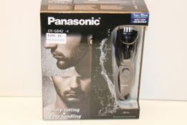 BOXED PANASONIC ER-GB42-K WET/DRY WASHABLE RECHARGEABLE BEARD/HAIR TRIMMER RRP £65.60Condition