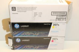 3X BOXED ASSORTED TONER CARTRIDGES Condition ReportAppraisal Available on Request- All Items are