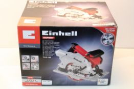BOXED EINHELL EXPERT HAND-HELD CIRCULAR SAW TE-CS 165 RRP £75.89Condition ReportAppraisal