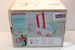 BOXED INDIGO JAMM HEARTS PRAM CHILDRENS TOY Condition ReportAppraisal Available on Request- All