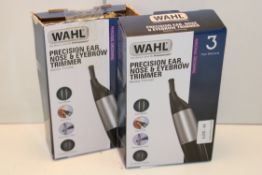 2X BOXED WAHL PRECISION EAR, NOSE & EYEBROW TRIMMERSCondition ReportAppraisal Available on