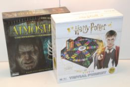 2X BOXED ASSORTED GAMES TO INCLUDE HARRY POTTER TRIVIAL PURSUIT & ATMOSPHERECondition