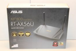 BOXED ASUS AX1800 DUAL BAND RT-AX56U SMART WI-FI 6 (802.11AX) ROUTER RRP £123.48Condition