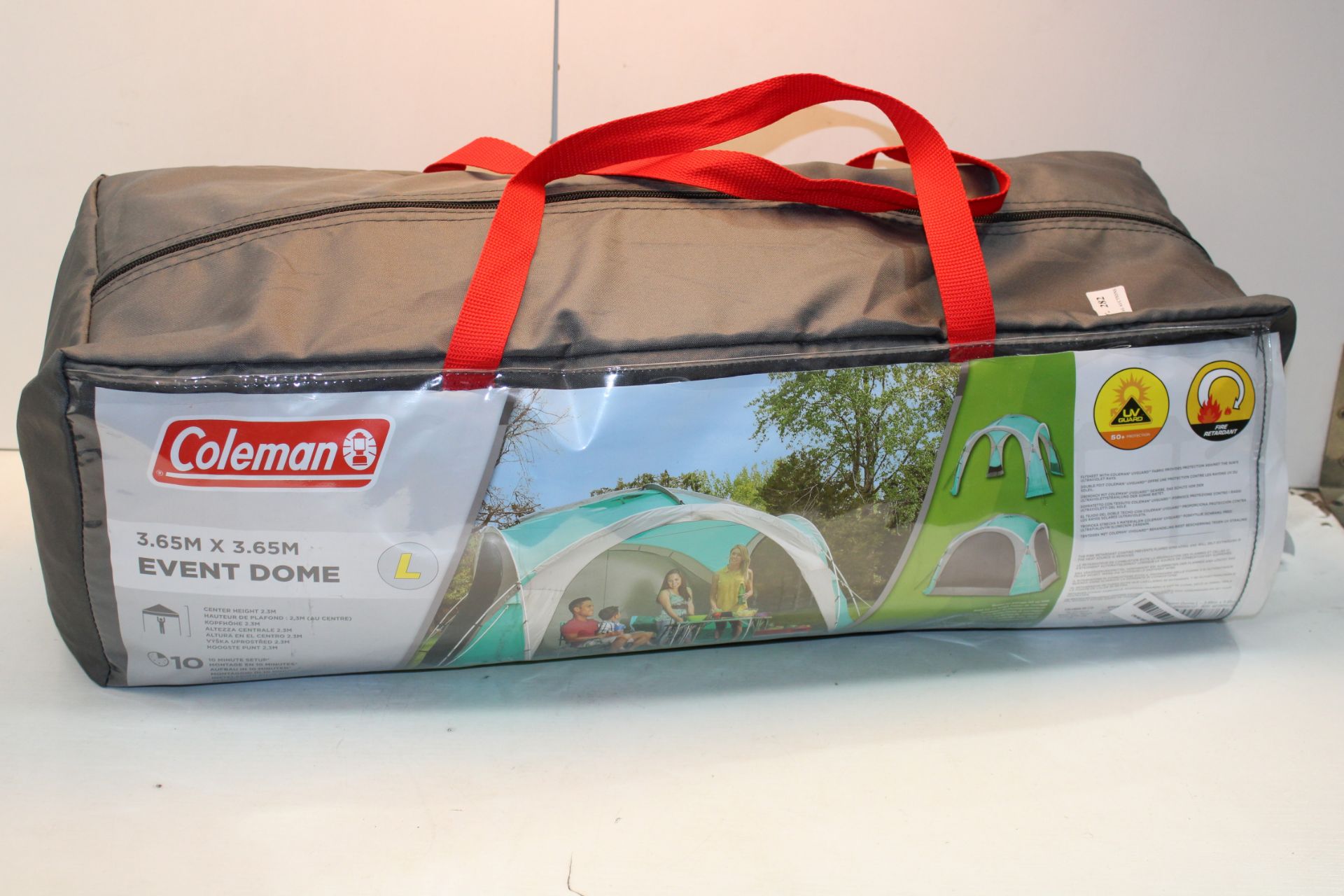 COLEMAN 3.65M X 3.65M EVENT DOME RRP £259.00Condition ReportAppraisal Available on Request- All