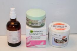 4X ASSORTED ITEMS BY GARNIER, PALMERS & OTHER Condition ReportAppraisal Available on Request- All