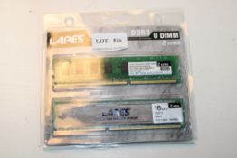 BOXED LARES DDR3 U DIMM PERFORMANCE MEMORY 16GB KIT Condition ReportAppraisal Available on