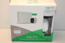 BOXED ARLO PRO 1 WIRE-FREE HD SECURITY CAMERA INDOOR/OUTDOOR RRP £314.99Condition ReportAppraisal