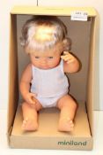 BOXED MINILAND BABY DOLL TOY Condition ReportAppraisal Available on Request- All Items are