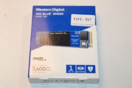 BOXED WESTERN DIGITAL WD BLUE SN550 NVME SSD RRP £48.48Condition ReportAppraisal Available on
