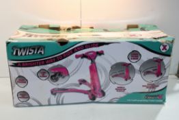 BOXED TWISTA X 2-IN-1 SELF PROPELLING TWIST SCOOTER Condition ReportAppraisal Available on