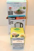 4X BOXED ASSORTED ITEMS BY GEEPAS, KITCHENCRAFT & OTHER Condition ReportAppraisal Available on