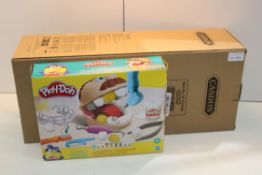 2X BOXED CHILDRENS TOYS TO INCLUDE PLAY-DOH & CASDON CHILDS DYSON HOOVER TOY Condition