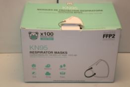 8X BOXED 100PACKS KN95 RESPIRATOR MASKS FFP2Condition ReportAppraisal Available on Request- All