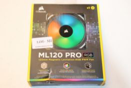 BOXED CORSAIR ML120 PRO RGB 120MM MAGNETIC LEVITATION RGB PWM FAN RRP £84.99Condition