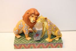 BOXED DISNEY TRADITIONS "SAVANNAH SWEETHEARTS" LION KING FIGURINE 6005961 RRP £48.99Condition