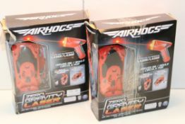 2X BOXED AIR HOGS ZERO GRAVITY LASER REAL WALL CLIMBERS Condition ReportAppraisal Available on