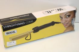 BOXED WAHL STRAIGHTENING COMB RRP £20.00Condition ReportAppraisal Available on Request- All Items