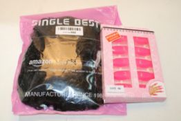 2X ASSORTED ITEMS TO INCLUDE WIG & NAIL ITEMSCondition ReportAppraisal Available on Request- All