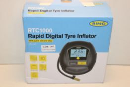 BOXED RING RTC1000 RAPID DIGITAL TYRE INFLATOR Condition ReportAppraisal Available on Request- All