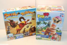 2X BOXED ASSORTED GAMES TO INCLUDE BUCKAROO & POP UP PIRATE Condition ReportAppraisal Available on