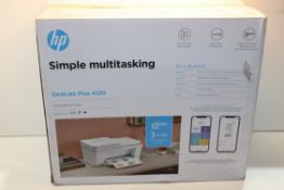 BOXED HP DESKJET PLUS 4120 PRINTER RRP £59.00Condition ReportAppraisal Available on Request- All