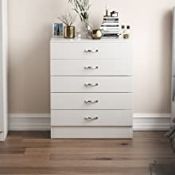 BOXED VIDA DESIGNS RIANO 5 DRAWER CHEST RRP £79.00Condition ReportAppraisal Available on Request-