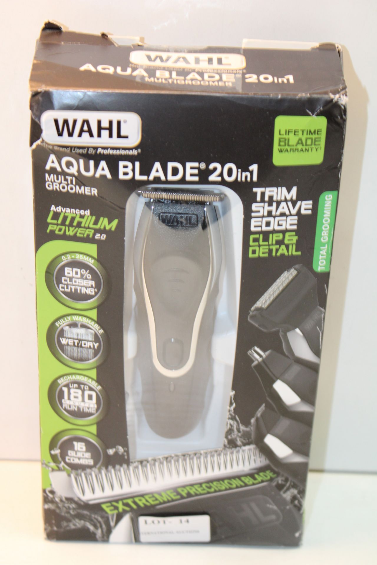 BOXED WAHL AQUA BLADE 20-IN-1 MULTIGROOMER RRP £99.00Condition ReportAppraisal Available on Request-