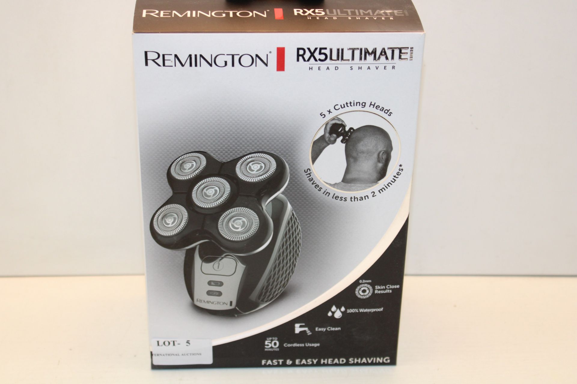 BOXED REMINGTON RX5 ULTIMATE SERIES HEAD SHAVER RRP £64.99Condition ReportAppraisal Available on - Image 2 of 2