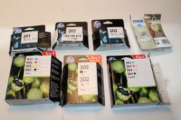 7X ASSORTED BOXED HP INK CARTRIDGES (IMAGE DEPICTS STOCK)Condition ReportAppraisal Available on