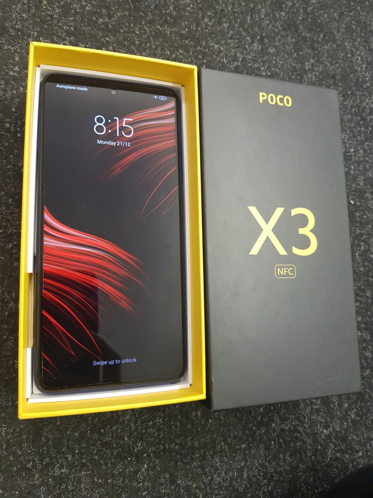 BOXED POCO X3 NFC SMARTPHONE IN BLUE RRP £199Condition ReportPOWERS ON - Image 2 of 3