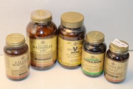 5X ASSORTED SOLGAR VITAMIN & HEALTH SUPPLEMENTS Condition ReportAppraisal Available on Request-
